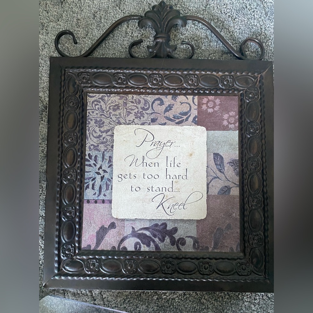 Prayer Sign Decor